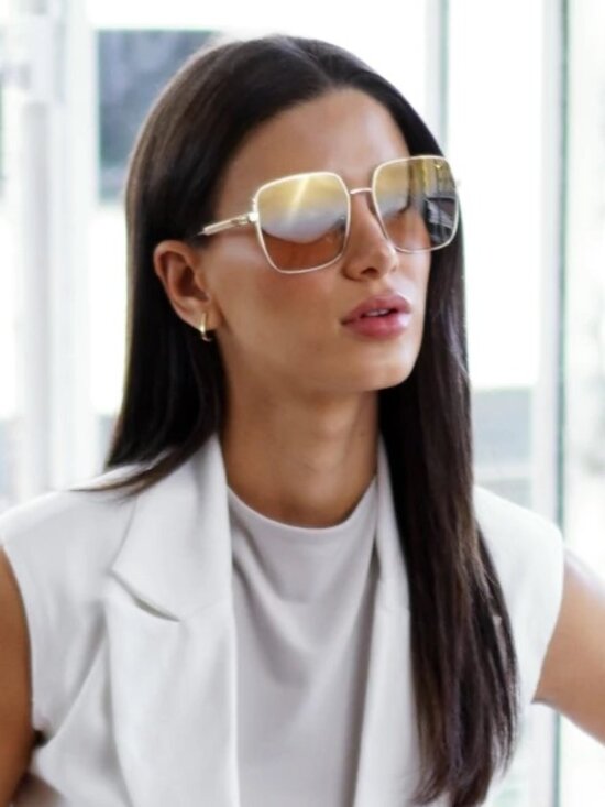 Dior Women Sunglasses Pink Mirror Square DIORCANNAGE S1U D0L6 NEW AUTHENTIC main image 8